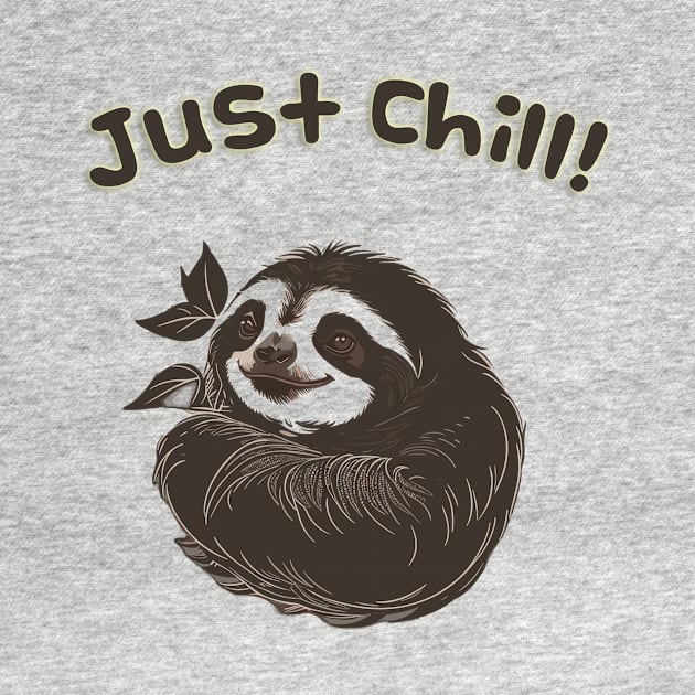 Sloth: Just Chill Design by YeaLove